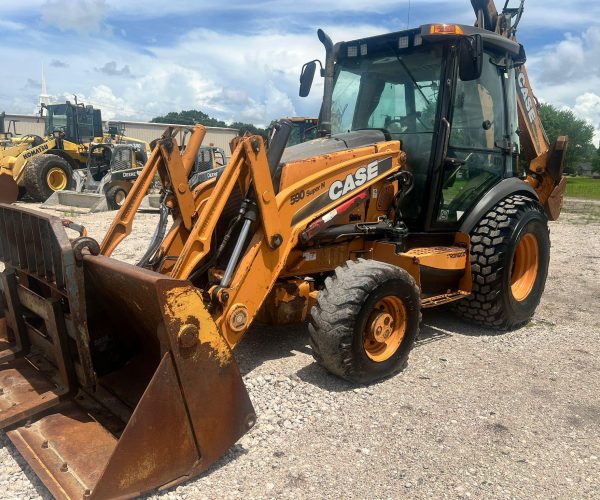 2011 CASE 590SN BACKHOE 4X4 ENCLOSED CAB WITH FORKS AND BUCKET 005