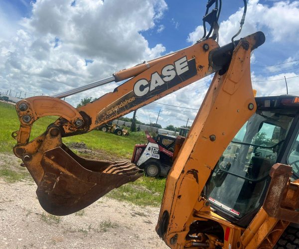 2011 CASE 590SN BACKHOE 4X4 ENCLOSED CAB WITH FORKS AND BUCKET 008