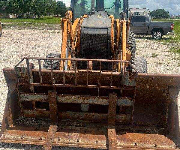 2011 CASE 590SN BACKHOE 4X4 ENCLOSED CAB WITH FORKS AND BUCKET 009