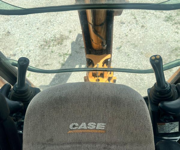 2011 CASE 590SN BACKHOE 4X4 ENCLOSED CAB WITH FORKS AND BUCKET 013