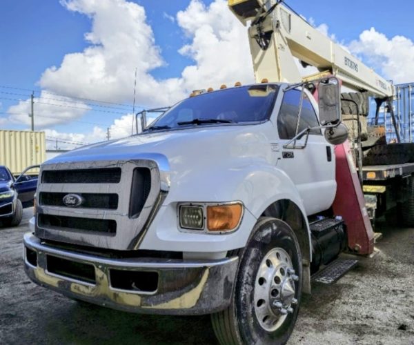 2012 FORD E-750 HEAVY DUTY CRANE BT3870S TEREX 38.000 LBS CAPACITY & DIESEL 002