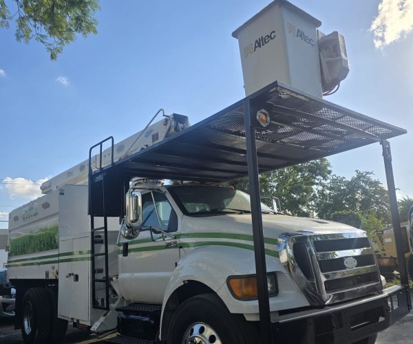 2012 FORD F-750 4X2 CHIPPER ALTEC LRV56 55 FT HEIGHT UTILITY 004