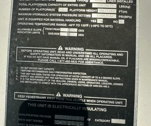 2012 FORD F-750 4X2 CHIPPER ALTEC LRV56 55 FT HEIGHT UTILITY 026