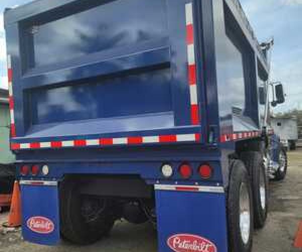 2012 PETERBILT 386 DUMP TRUCK TRI AXLE CUMMINS ISX15 ENGINE 005