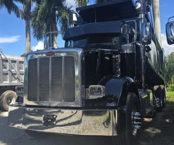 2013 PETERBILT 365 DUMP TRUCK TRI-AXLE WSTEEREABLE THIRD AXLE 002