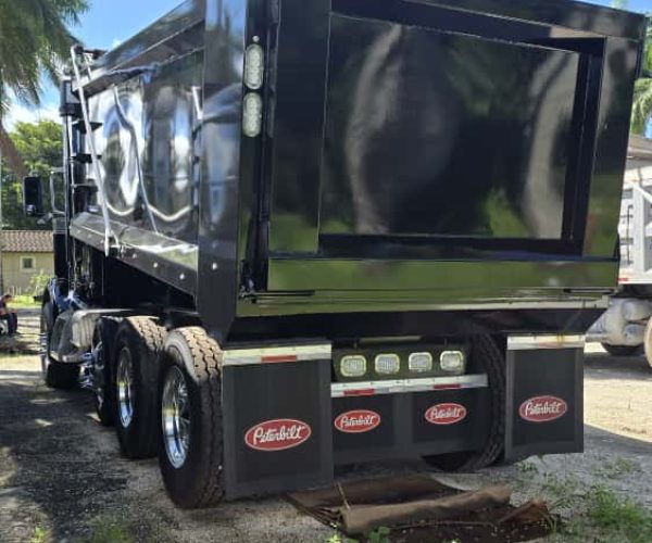 2013 PETERBILT 365 DUMP TRUCK TRI-AXLE WSTEEREABLE THIRD AXLE 005