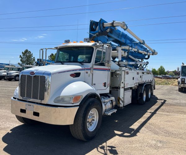 2014 ALLIANCE CONCRETE PUMP 32 METER MOUNTED ON A 2015 002