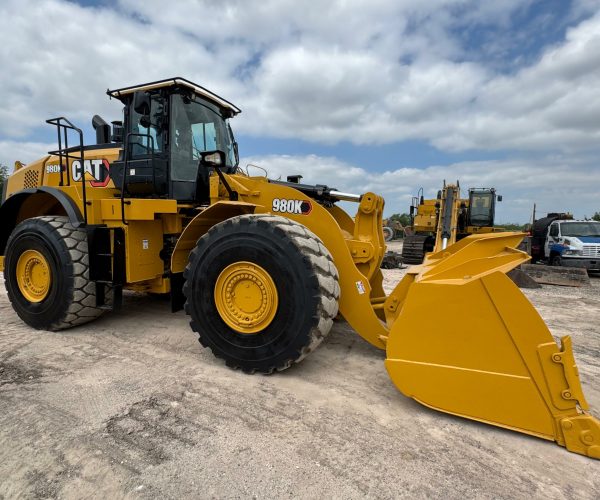 2014 CATERPILLAR 980K WHEEL LOADER ENCLOSED CAB AC & HEAT 001