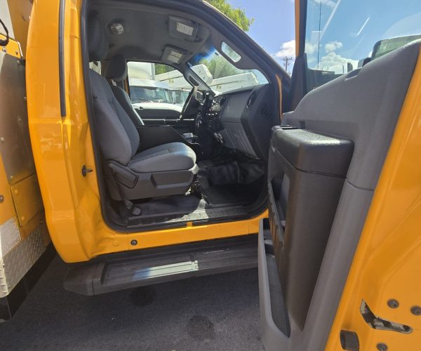 2014 FORD 550 4X4 UTILITY TRUCK DIESEL ALTEC AT40 45FT 005