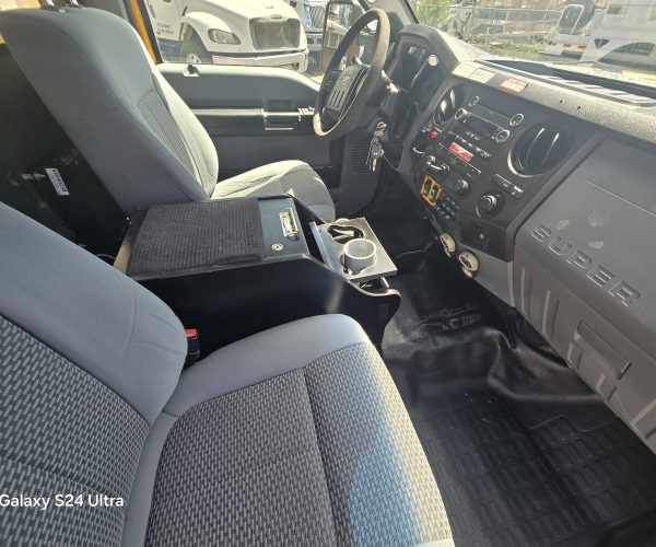 2014 FORD 550 4X4 UTILITY TRUCK DIESEL ALTEC AT40 45FT 013