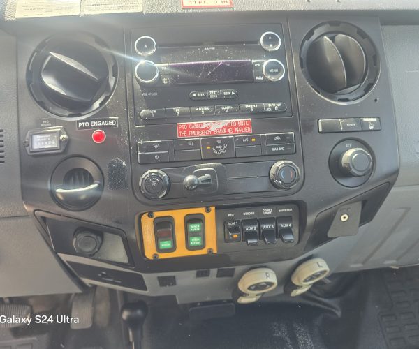 2014 FORD 550 4X4 UTILITY TRUCK DIESEL ALTEC AT40 45FT 014
