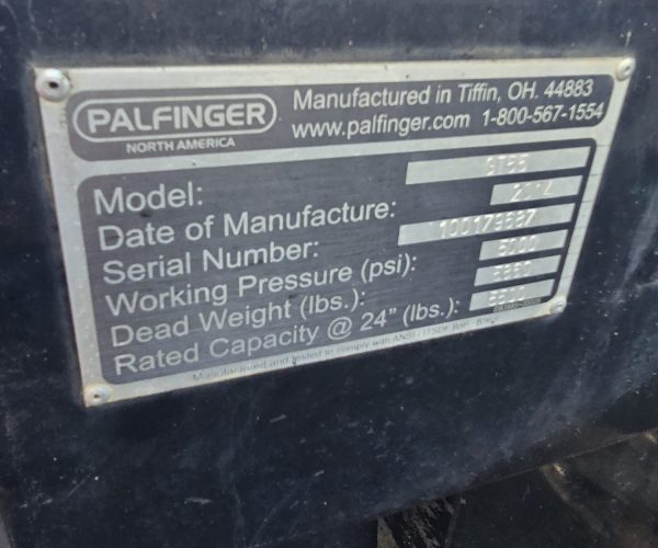 2014 PALFINGER GT55 PIGGYBACK MOUNT FORKLIFT DIESEL 014