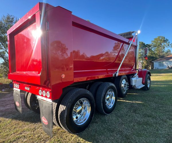 2014 PETERBILT 265 DUMP TRUCK TRI-AXLE ORIGINAL DUMP TRUCK 005