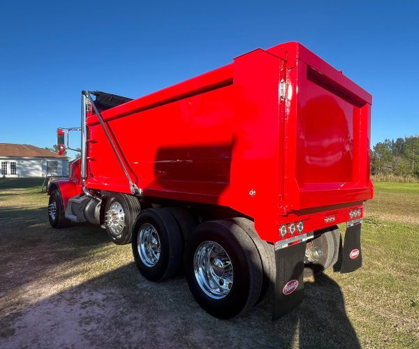 2014 PETERBILT 265 DUMP TRUCK TRI-AXLE ORIGINAL DUMP TRUCK 006