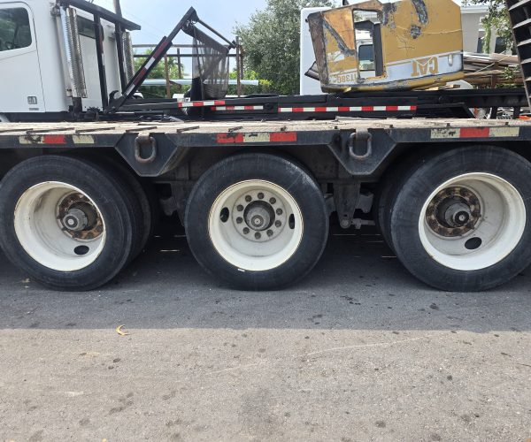 2014 PITTS LB52-38CS TRI-AXLE LOWBOY TRAILER 52 TONS 104,000 008