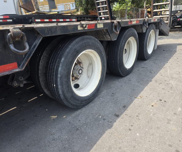 2014 PITTS LB52-38CS TRI-AXLE LOWBOY TRAILER 52 TONS 104,000 011