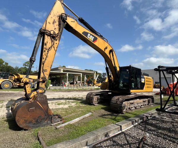 2015 CATERPILLAR 336FL HYDRAULIC EXCAVATOR ENCLOSED CAB WITH AC & DIGGING BUCKET 004