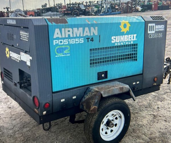 2016 ARMAIN PDS 1855 T4, 185 PSI AIR COMPRESOR WITH TRAILER 004