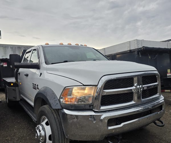 2016 DODGE RAM 4500 4X4 TRUCK CREW CAB DIESEL FLATBED 002