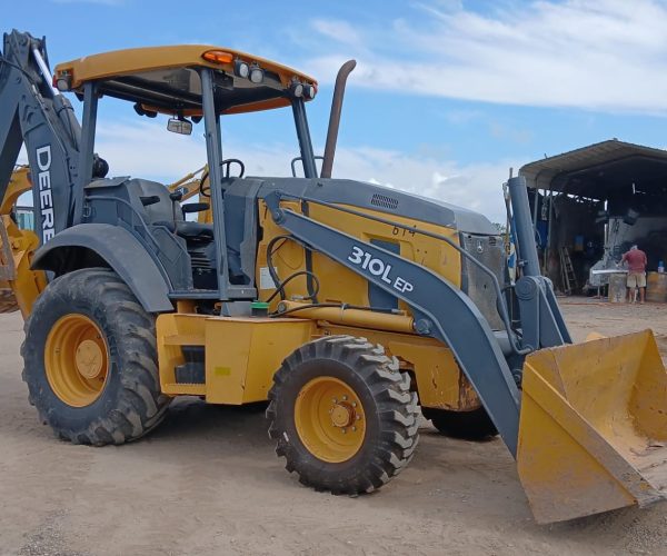 2016 JOHN DEERE 310L EP BACKHOE 4X4 OPEN CAB W HAMMER LINE KIT 003
