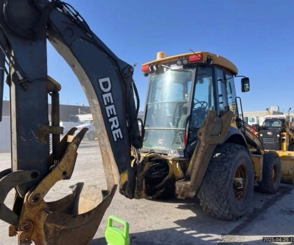 2016 JOHN DEERE 410L BACKHOE 4X4 ENCLOSED CAB AC 002