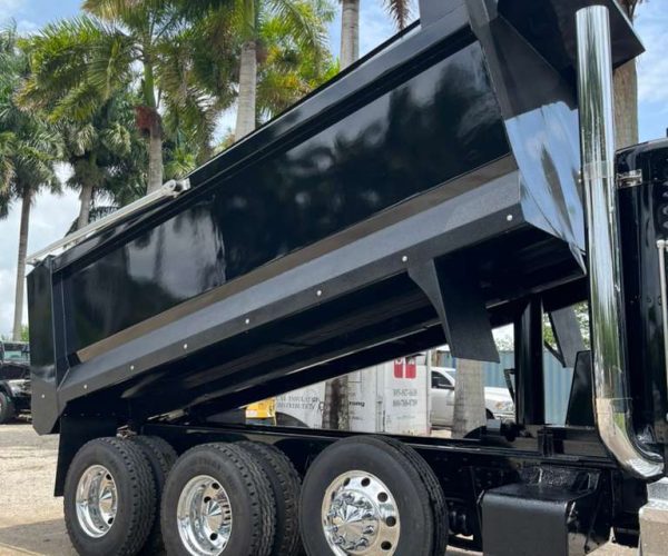 2016 KENWORTH T800 DUMP TRUCK TRI-AXLE WSTEEREABLE THIRD AXLE 027