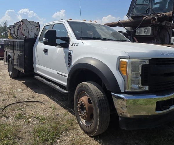 2017 FORD 550 4X4 XL 6.7L POWER STROKE DIESEL EXTENDED CAB UTILITY TRUCK NUEVO 001
