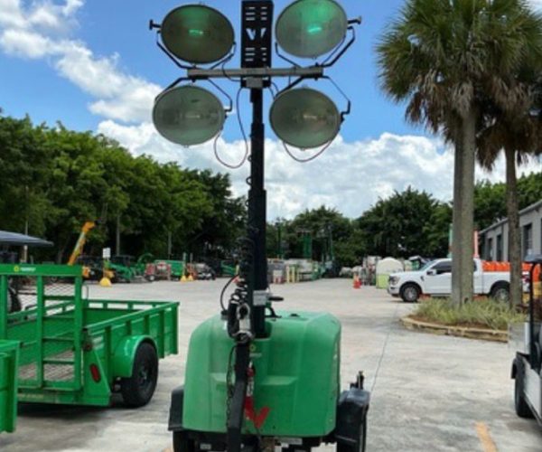 2017 WACKER LTV6L 6 KW LIGHT TOWER BALL HITCH TRAILER 002