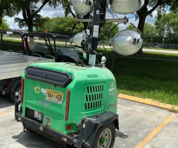 2017 WACKER LTV6L 6 KW LIGHT TOWER BALL HITCH TRAILER 004