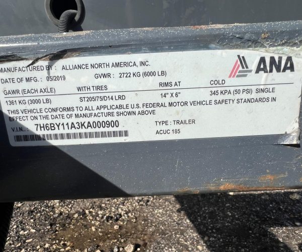 2019 AIRMAN PDS1855 T4 COMPRESSOR WITH TRAILER 015