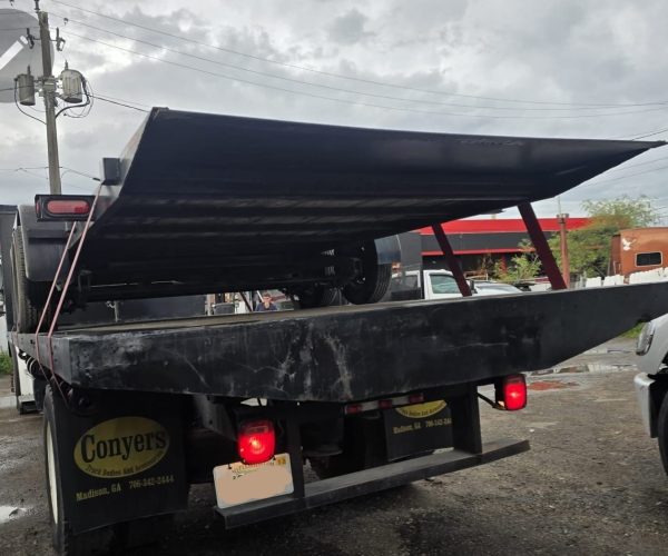 2019 FREIGHTLINER M2 106 TANDEM 22 FT FLATBED DUMP TRUCK 004