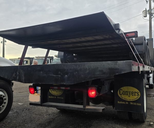 2019 FREIGHTLINER M2 106 TANDEM 22 FT FLATBED DUMP TRUCK 005