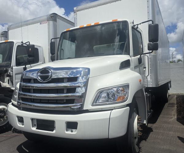 2019 HINO 268 BOX TRUCK 26FT -25.950 LBS GVW NO CDL REQUIRED 001