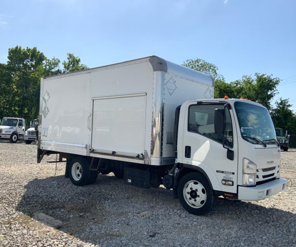 2019 ISUZU NQR BOX TRUCK 16FT W ALUMINUM LIFT GATE 001