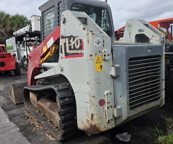 2019 TAKEUCHI TL10 BOBCAT CAB RUBBER TRACKS HIGH FLOW AUXILIARY HYDRAULICS QUICK ATTACH BUCKET & JOYSTICK 003