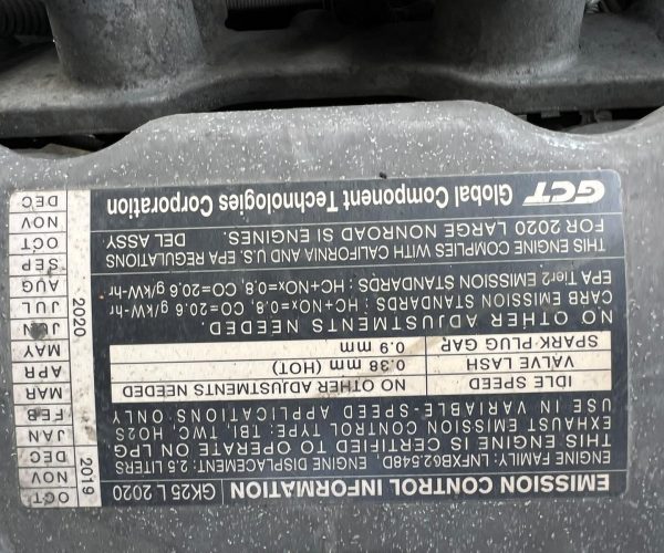 2020 DOOSAN FORKLIFT MODEL G33N-7 CAPACITY 6.500 LBS 018