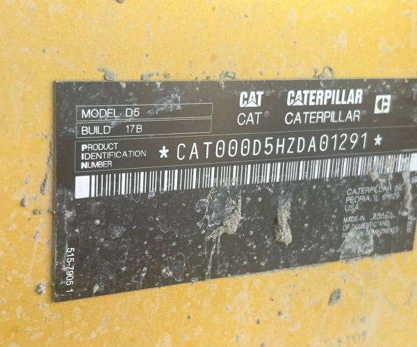 2023 CATERPILLAR D5H DOZER WITH REAR RIPPER 005