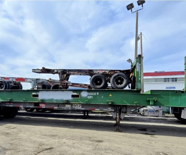 40FT FLAT RACKS CONTAINER HEAVY-DUTY STEEL STRUCTURE 001