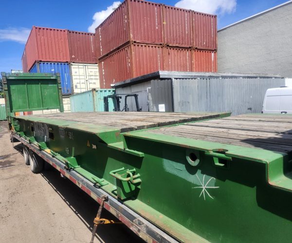 40FT FLAT RACKS CONTAINER HEAVY-DUTY STEEL STRUCTURE 003