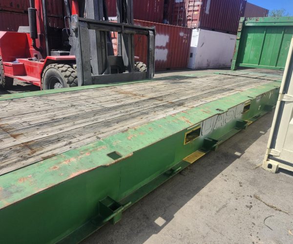 40FT FLAT RACKS CONTAINER HEAVY-DUTY STEEL STRUCTURE 006
