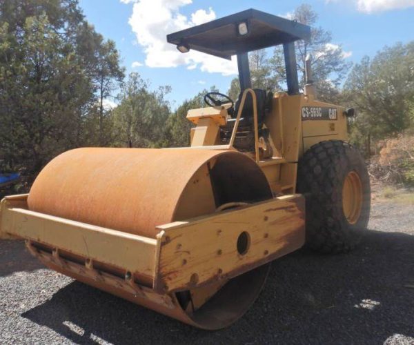 CATERPILLAR 563C SMOOTH DRUM ROLLER SINGLE DRUM 001