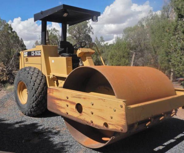 CATERPILLAR 563C SMOOTH DRUM ROLLER SINGLE DRUM 002