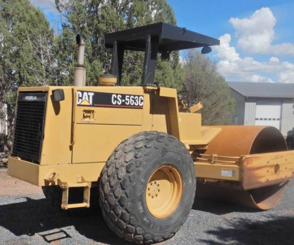 CATERPILLAR 563C SMOOTH DRUM ROLLER SINGLE DRUM 003