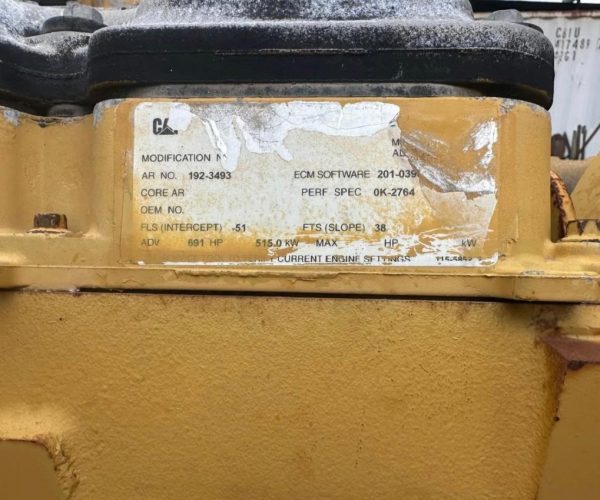 CATERPILLAR C15 515 KW GENERATOR GENSET 008
