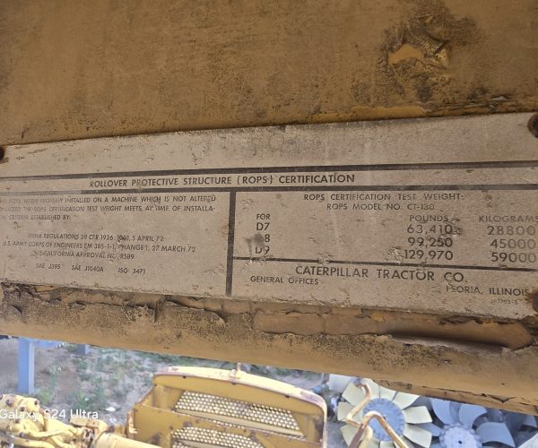 CATERPILLAR D8K SINGLE SHANK RIPPER HEAVY DUTY 010