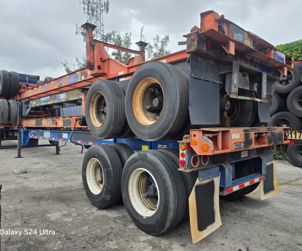 CHASSIS CONTAINER 40FT WITH 11R22.5 & SPOKE WHEELS 001