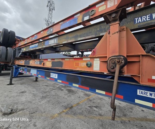 CHASSIS CONTAINER 40FT WITH 11R22.5 & SPOKE WHEELS 002