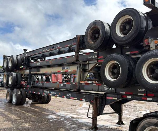 CHASSIS CONTAINER 40FT WITH 11R22.5 & SPOKE WHEELS 003