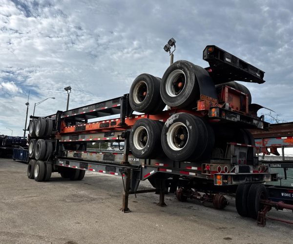 CHASSIS CONTAINERS 40FT 5 SPOKE WHEELS WITH 11R22.5 TIRES YEARS 1990 TO 2000 001