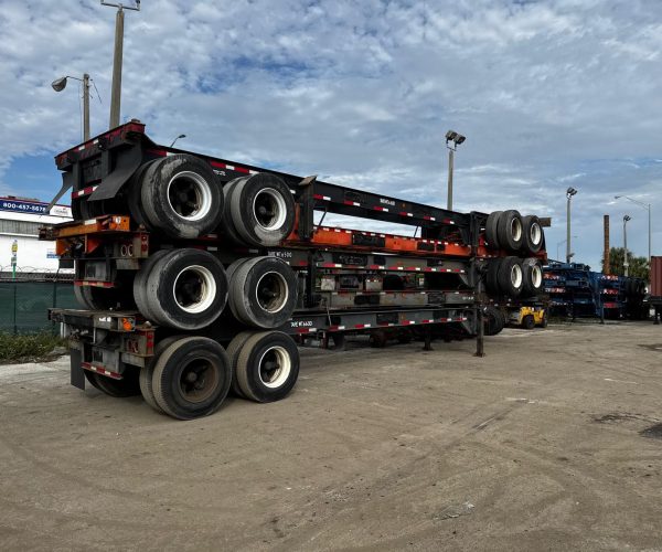 CHASSIS CONTAINERS 40FT 5 SPOKE WHEELS WITH 11R22.5 TIRES YEARS 1990 TO 2000 002